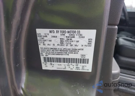 2011 Ford Escape Limited z USA, uszkodzony, nr VIN 1FMCU9EG8BKB11779